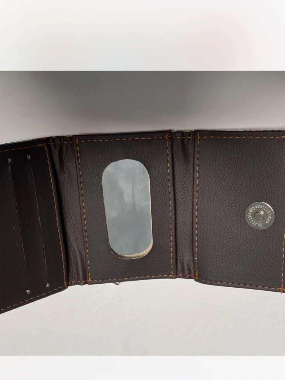 Frida Kahlo Artisanal Tri-Fold Wallet With Pom Poms